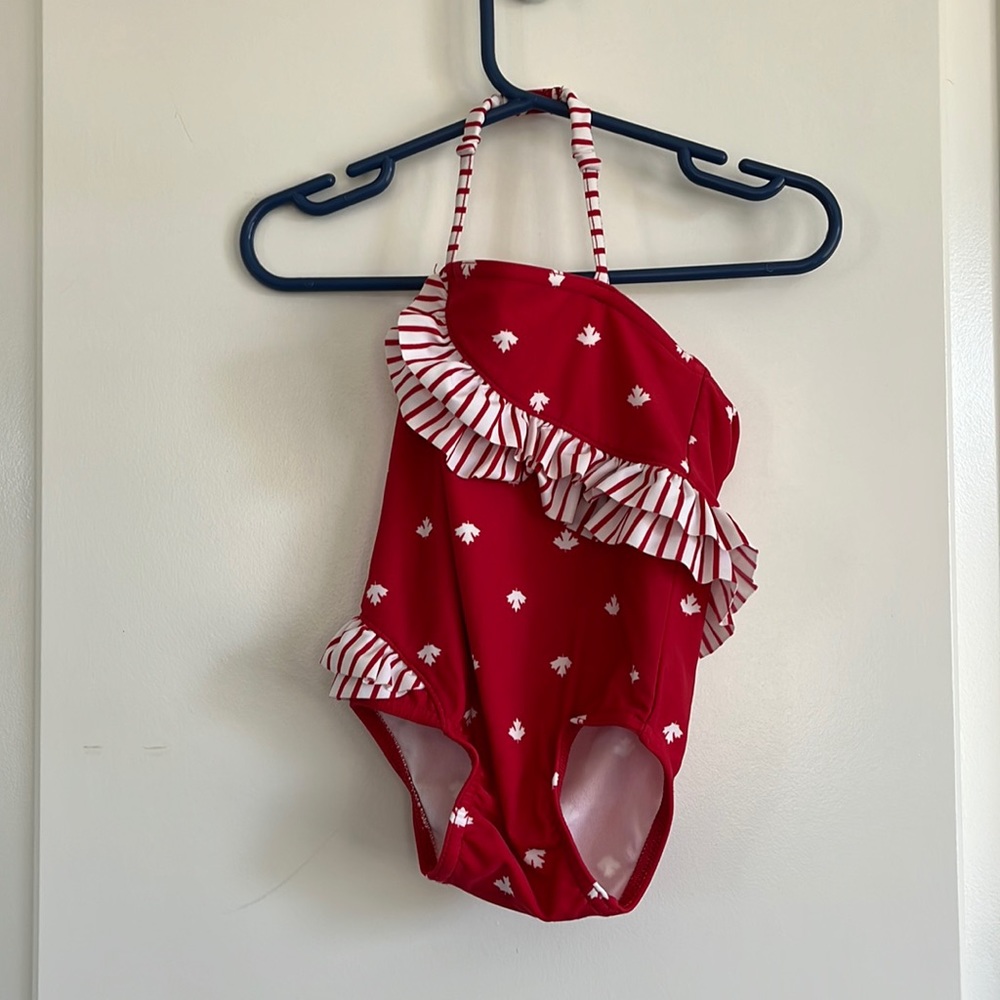 Old Navy Canadian one piece bathing suit size 3-6m